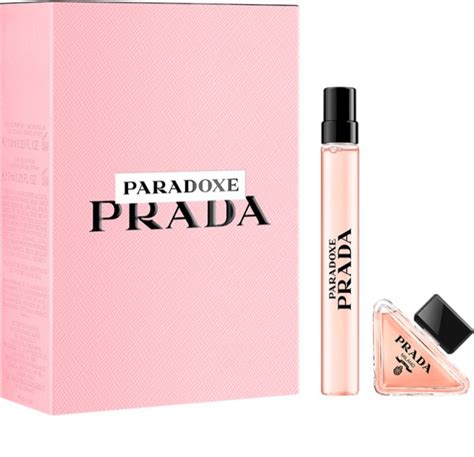 prada mini perfume coffret|paradoxe perfume Prada.